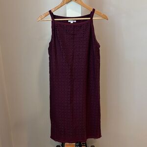 Sophie Max Deep Burgundy Midi Dress